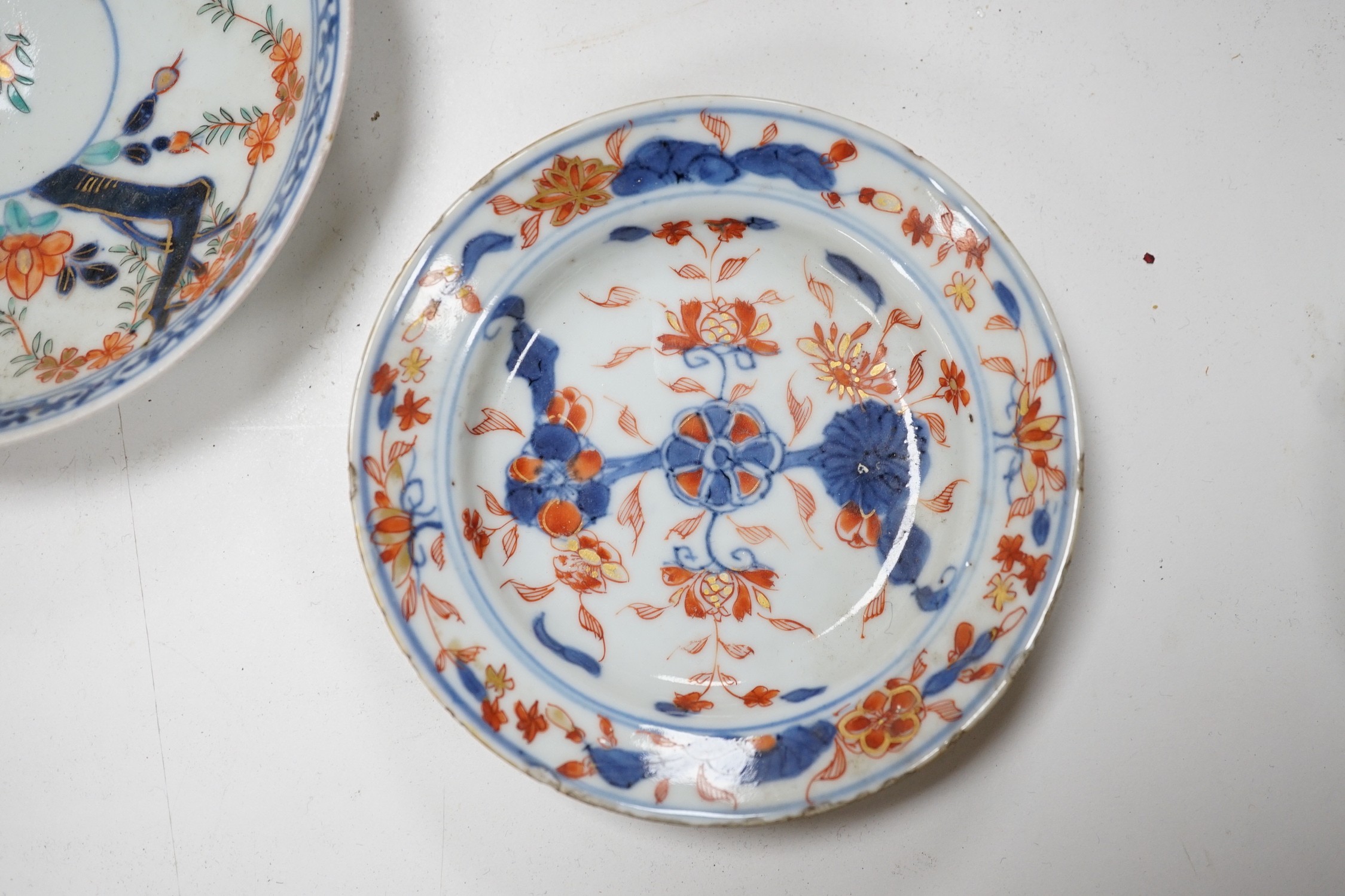 A group of 18th century Chinese export vases, bowls, cups, plates etc. vases 20cms high (20)